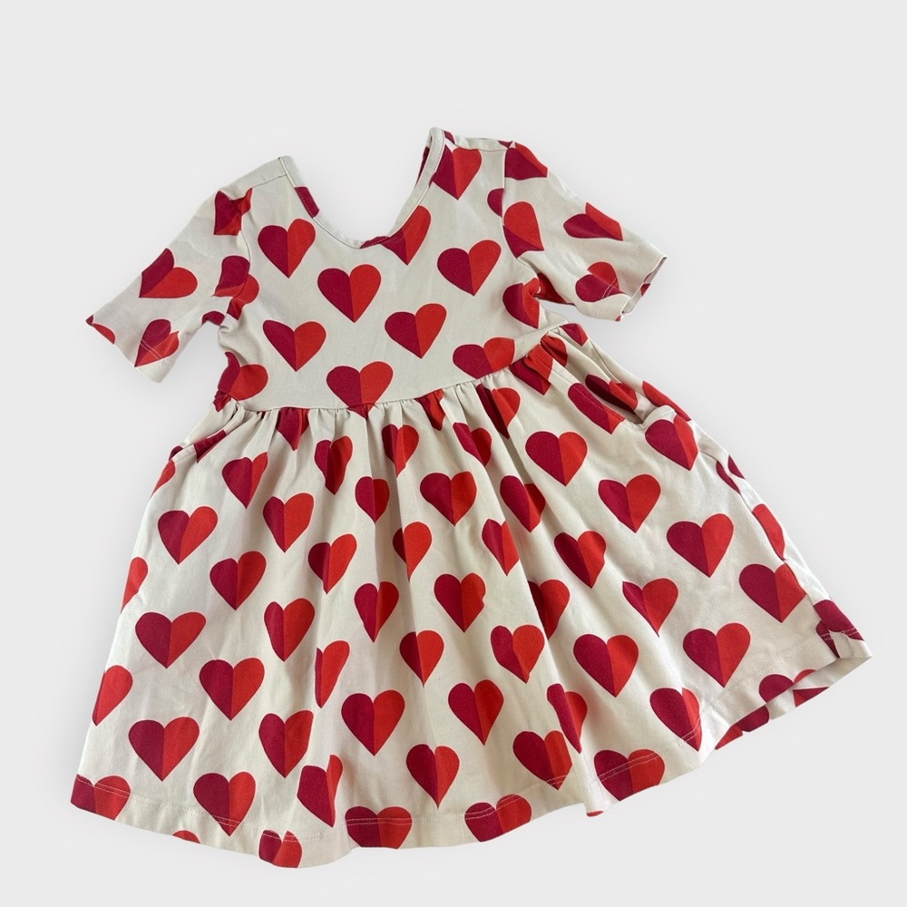Hanna Andersson Heart Red Dress